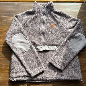 Born Mauve  Sherpa Pullover